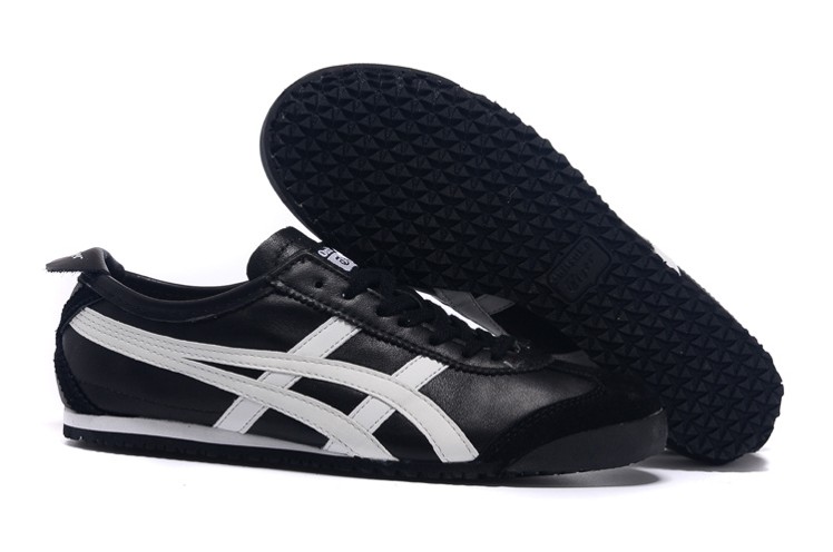 Onitsuka Tiger Black/ White Mexico 66 Shoes Onitsuka Tiger Black White